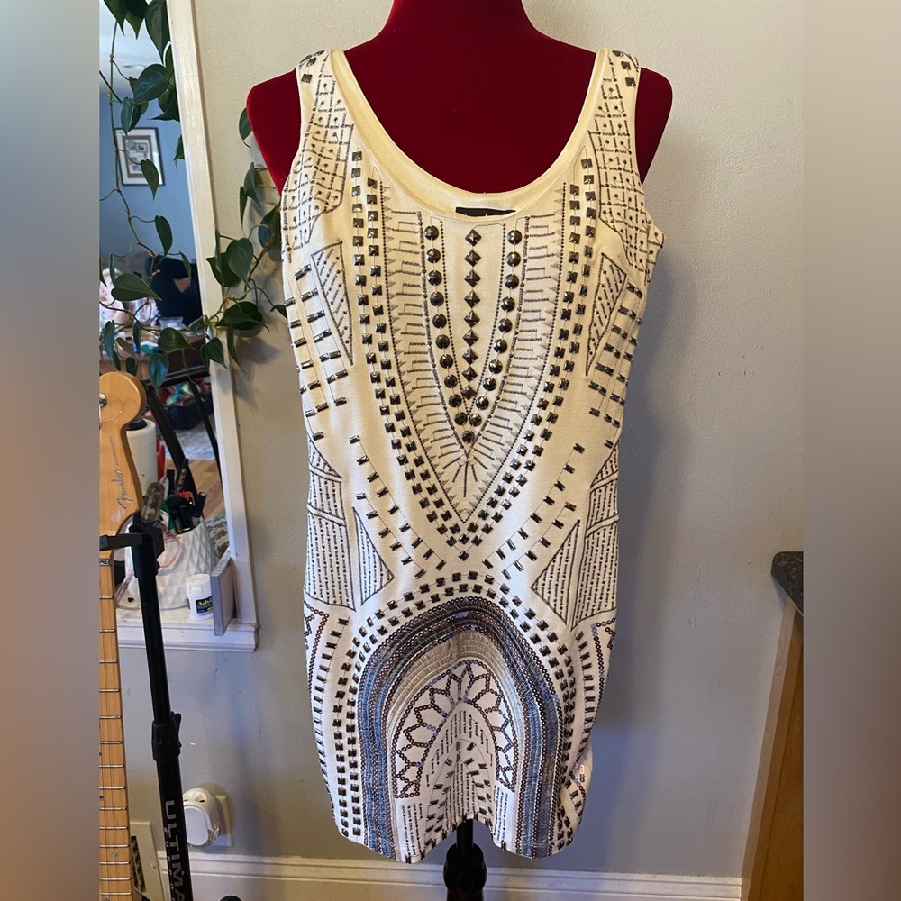 Beaded bebe dress